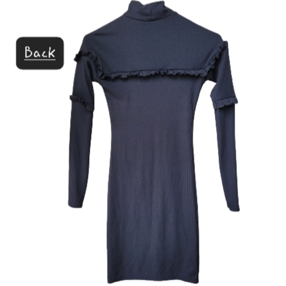 Fashion Union Ruffle Mini Dress Size 2 - Picture 2 of 12